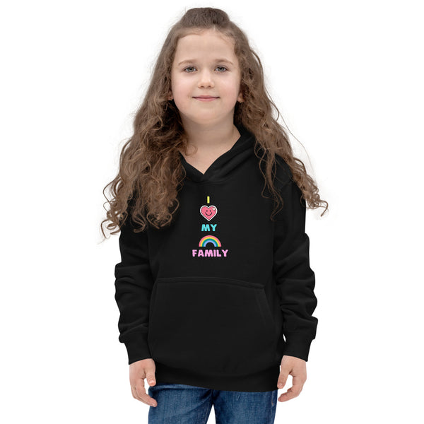 I LOVE MY RAINBOW FAMILY: – Network Queer Kids The Shopping Hoodie